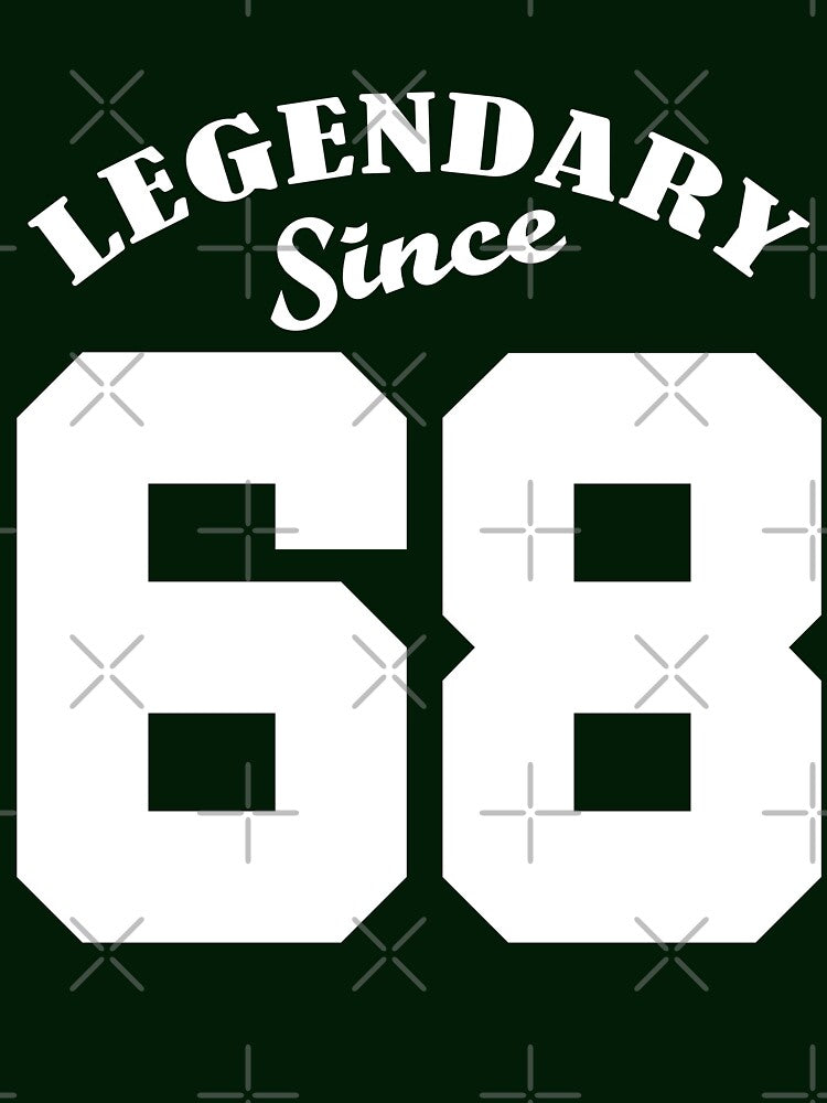 Legendary Since 68 1968 Birthday Gift Yrs Year Old T Shirt 50 Year Old Birthday Shirt 50th Party T Shirt by arcadetoystore