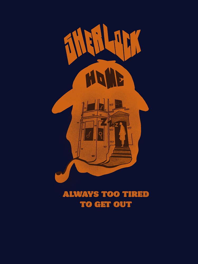 Sherlock Holmes Tired Black by beboplab