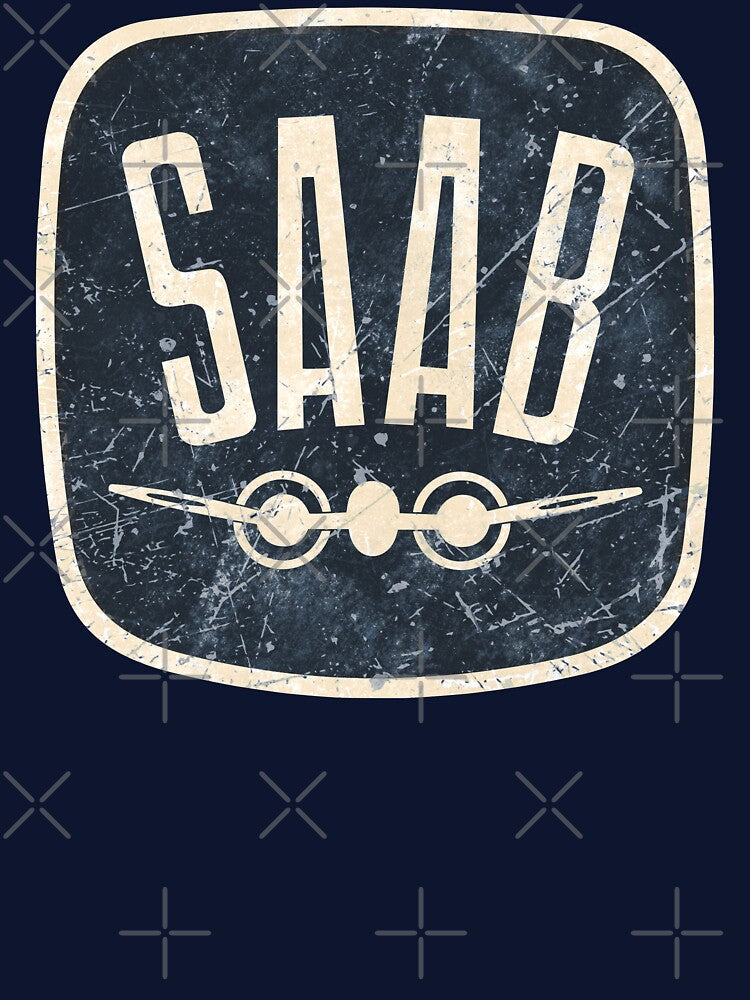 SAAB Car Vintage Retro Logo by Turboscope Unisex , , , Long Sleeve Tee