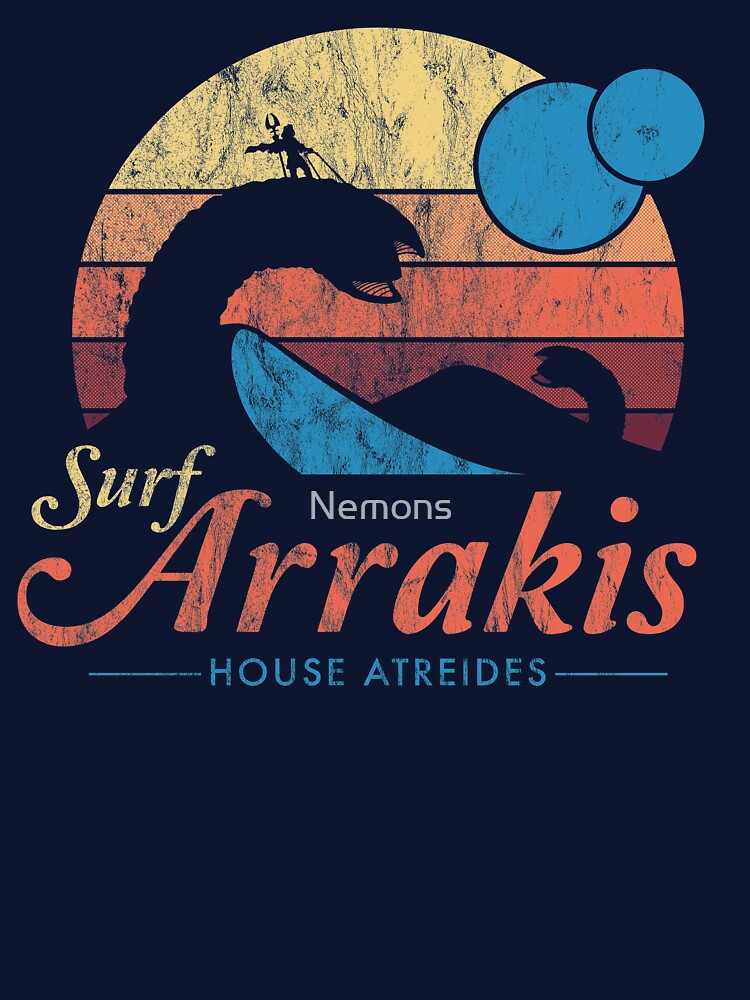 Visit Arrakis - Vintage Distressed Surf - Dune - Sci Fi by Nemons