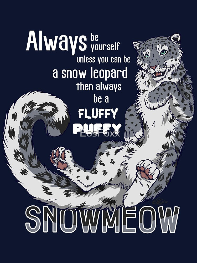 Always be snow leopard by EosFoxx Unisex , , , Long Sleeve Tee