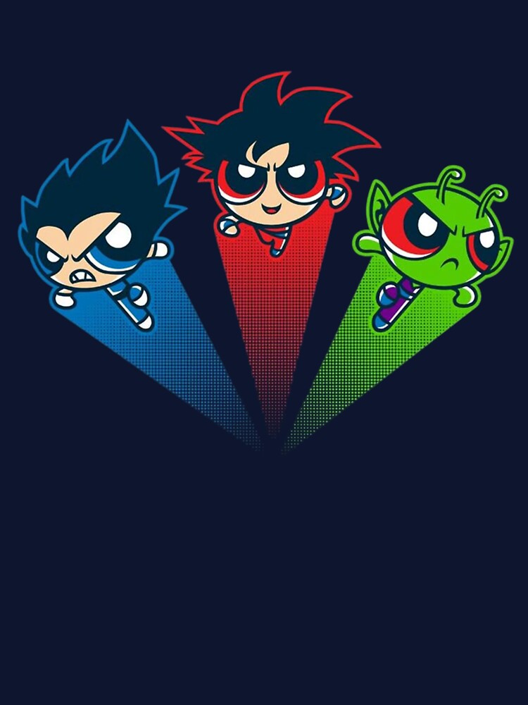 Super Saiyan Powerpuff Fighters by moamaxshop Unisex , , , Long Sleeve Tee