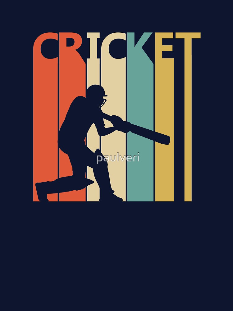 Vintage Cricket by paulveri Unisex , , , Long Sleeve Tee