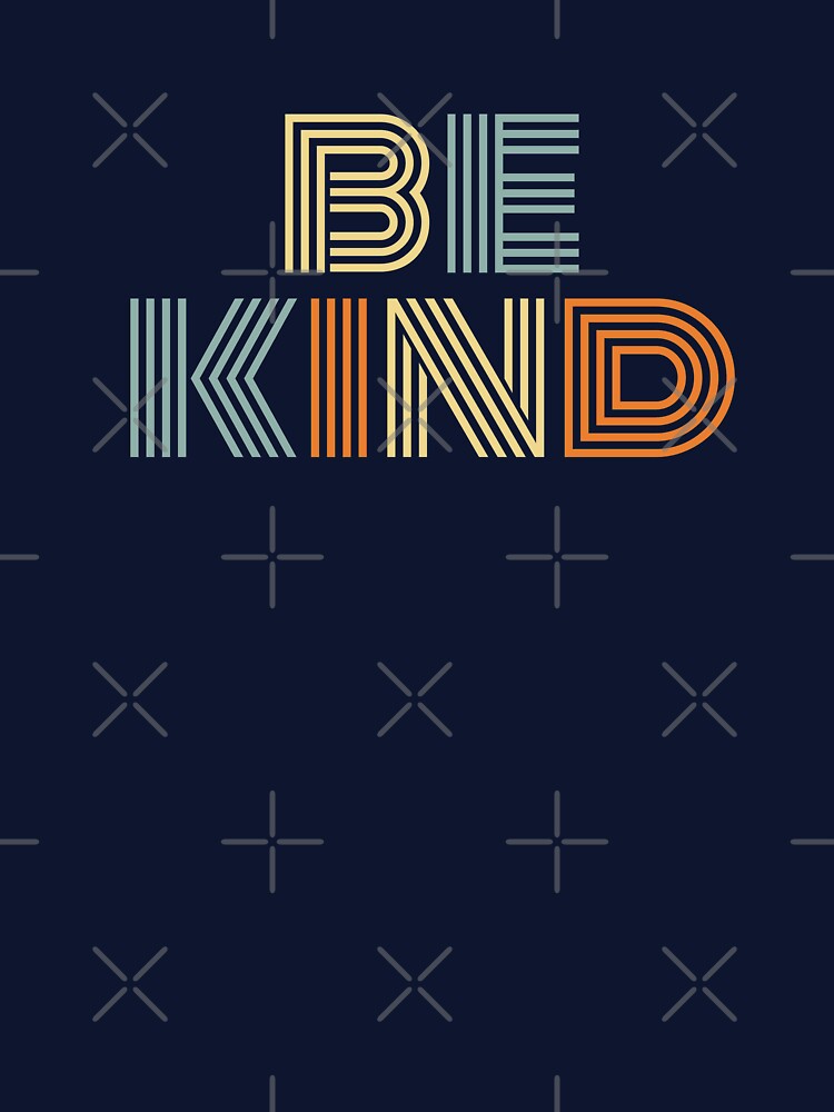 Be Kind Retro Design by IntegrityDesign Unisex , , , Long Sleeve Tee