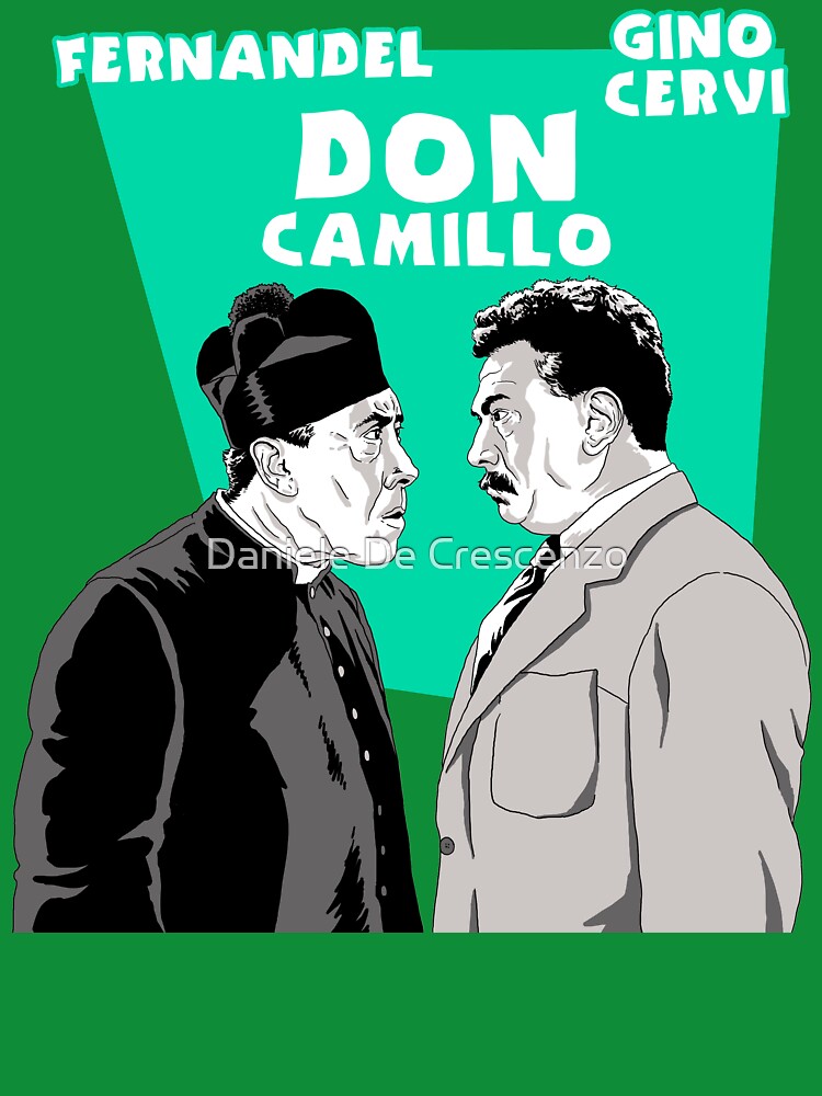 "ITALIAN CINEMA" - DON CAMILLO by Daniele De Crescenzo Unisex , , , Long Sleeve Tee