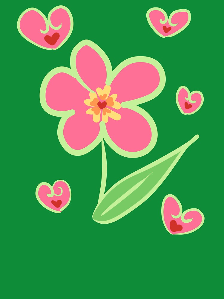 Cute Flower with Hearts by HugSomeNettles