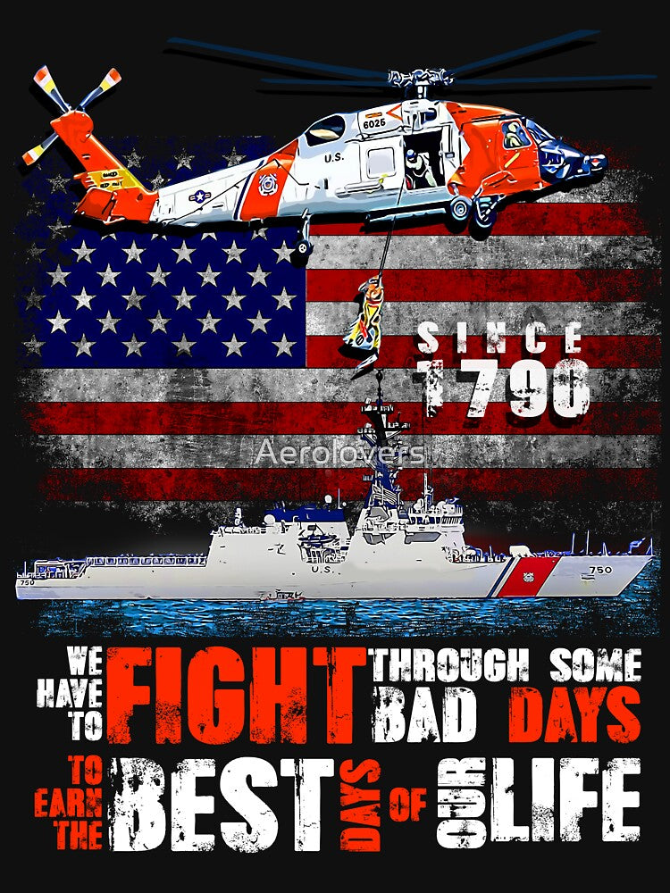US Coast Guard Veteran T shirt Vintage Veteran Flag Tees by Aerolovers Unisex , , , Long Sleeve Tee