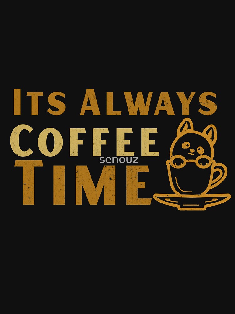 Coffee Time by senouz Unisex , , , Long Sleeve Tee