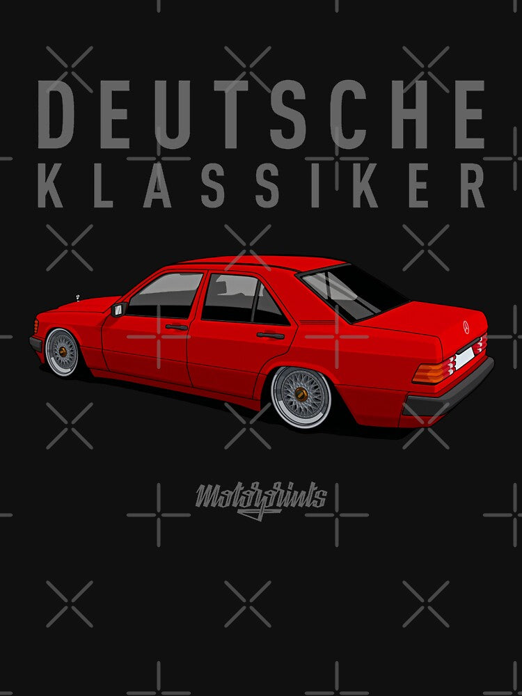 Deutsche Klassiker W201 (Red) Premium by Jenniferiu13 Unisex , , , Long Sleeve Tee