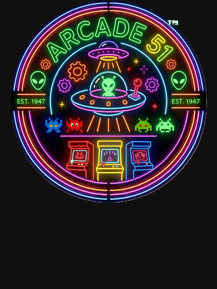 Official Arcade 51 Logo by Arcade51az Unisex , , , Long Sleeve Tee