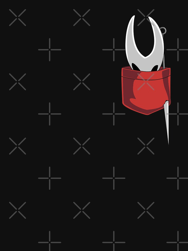Hollow Knight Silksong - Hornet Pocket Design by ProjetF Unisex , , , Long Sleeve Tee