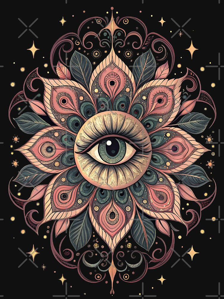 Cosmic Psy-Flower Eye by SolombraArt