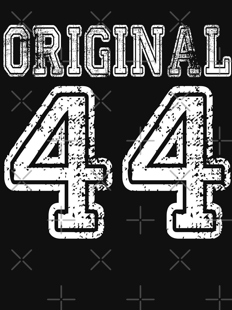 Original 44 1944 2044 Birthday Gift Age Year Old Boy Girl Cute Funny Man Woman Jersey Style by arcadetoystore