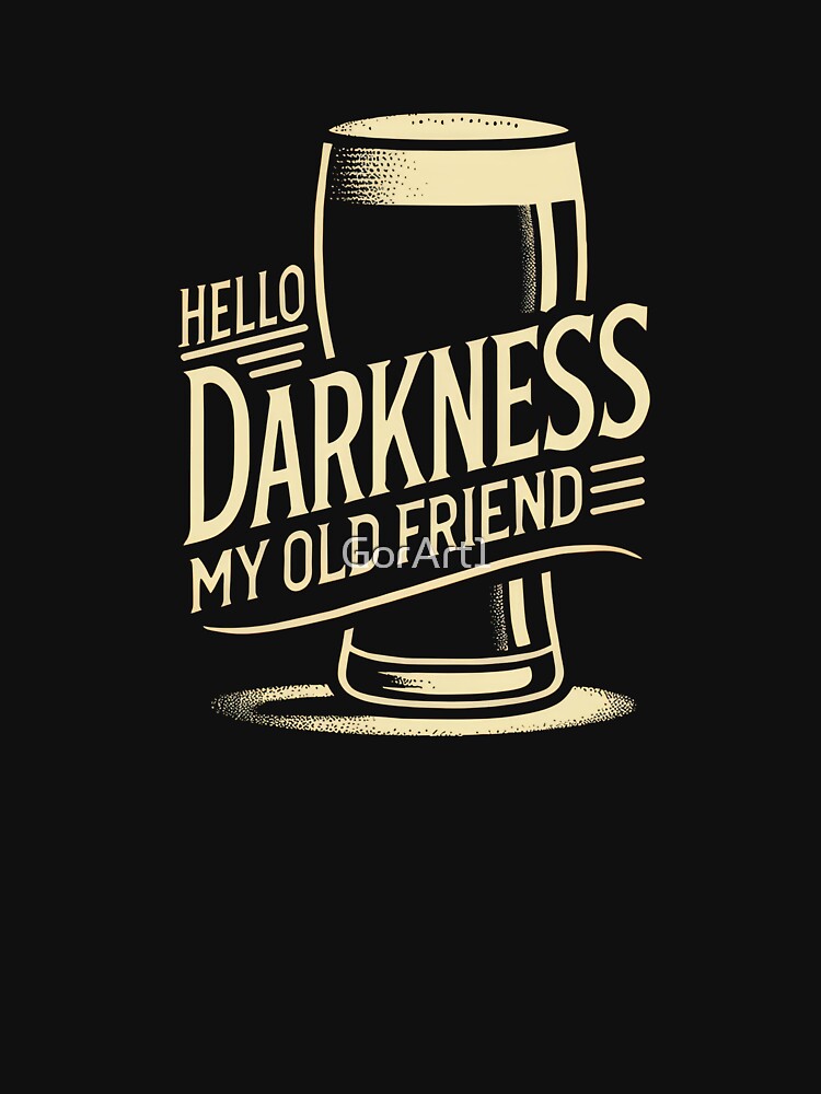Hello Darknes My Old Friend by GorArt1 Unisex , , , Long Sleeve Tee