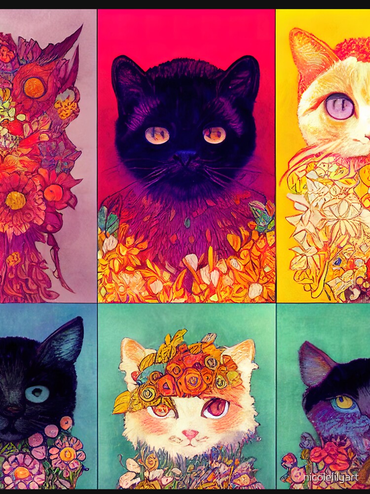Flower Eyes I by nicolelilyart