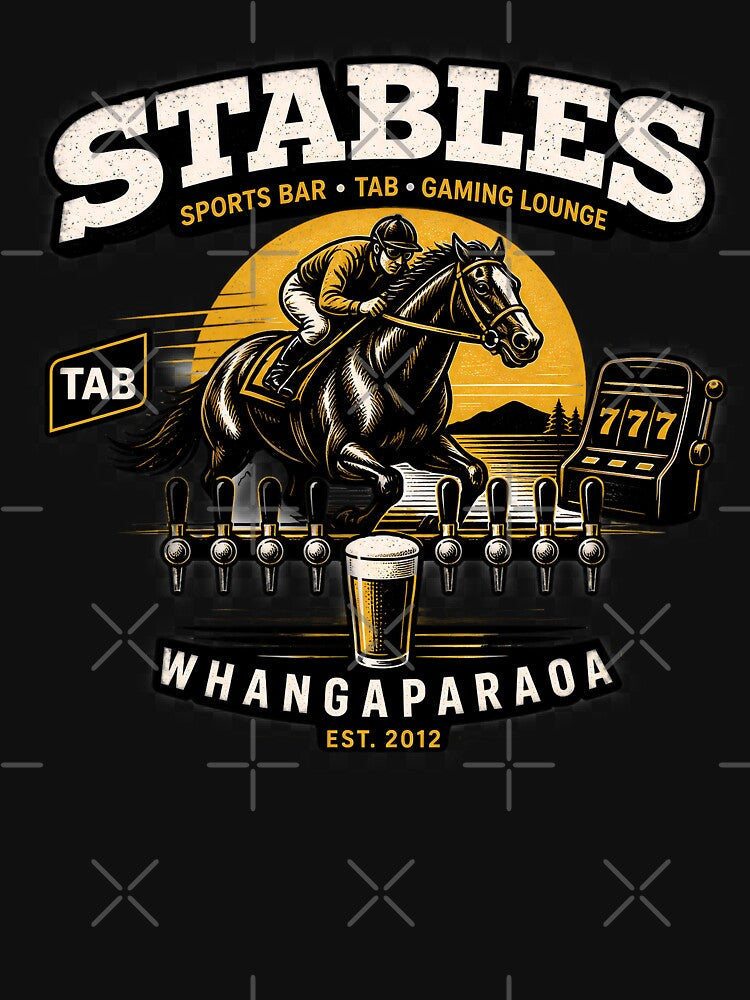 Stables Sports Bar by Paroa House Unisex , , , Long Sleeve Tee