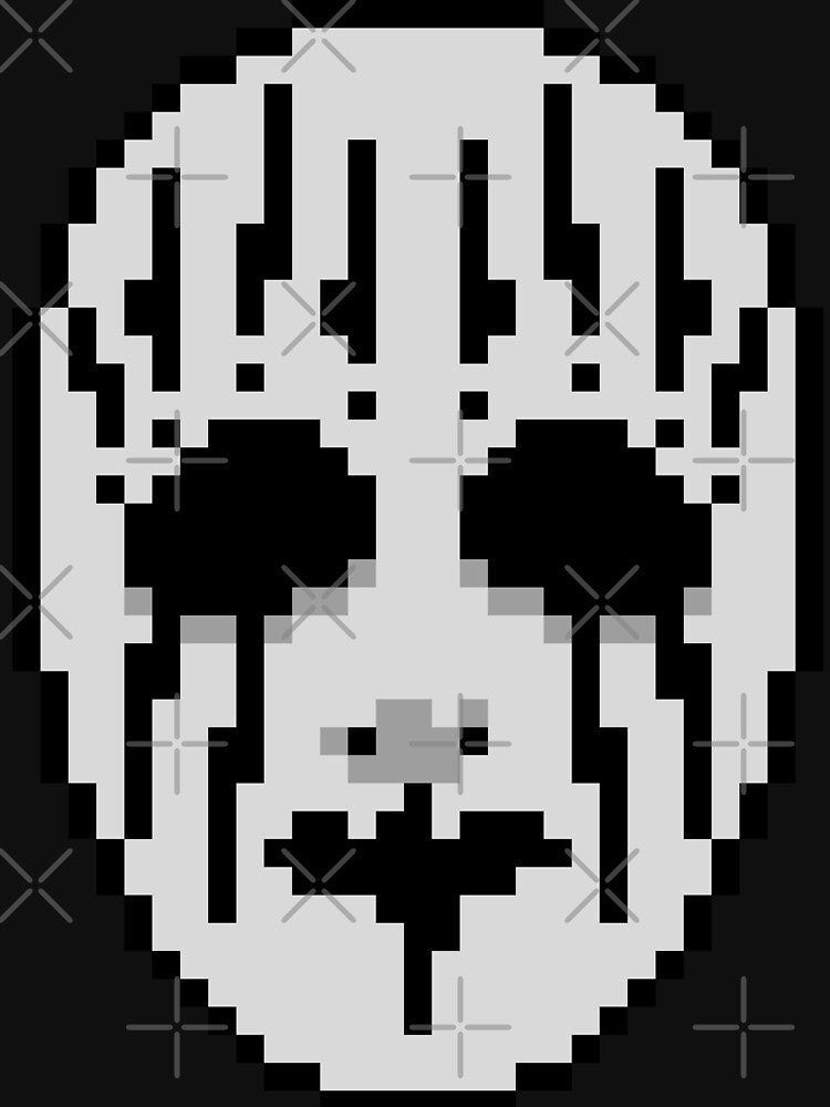 Joey Mask Pixel Art by RexGrounds05 Unisex , , , Long Sleeve Tee