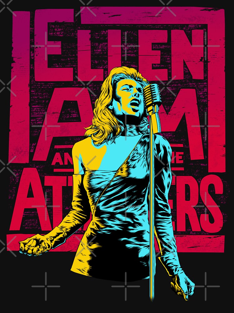 Ellen Aim and the Attackers by Vinyl-Count Unisex , , , Long Sleeve Tee
