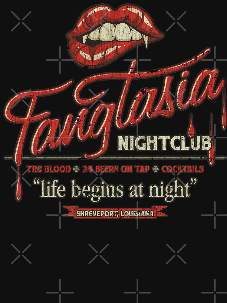 Fangtasia Nightclub Vintage by jacobcdietz Unisex , , , Long Sleeve Tee