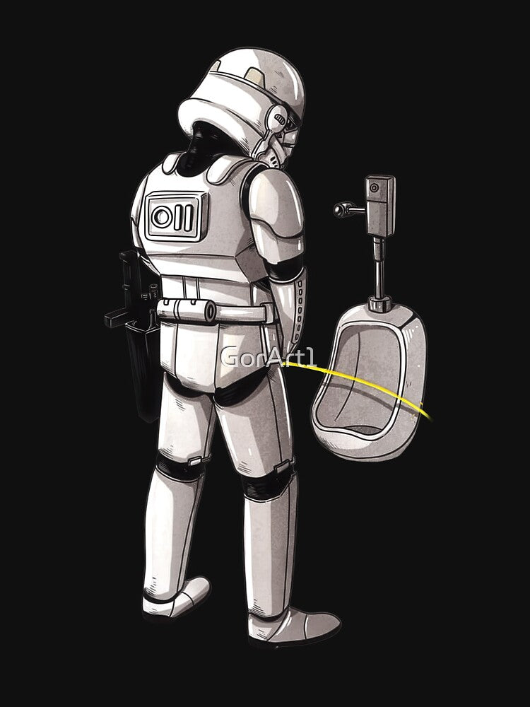 Stormtrooper Pee by GorArt1 Unisex , , , Long Sleeve Tee