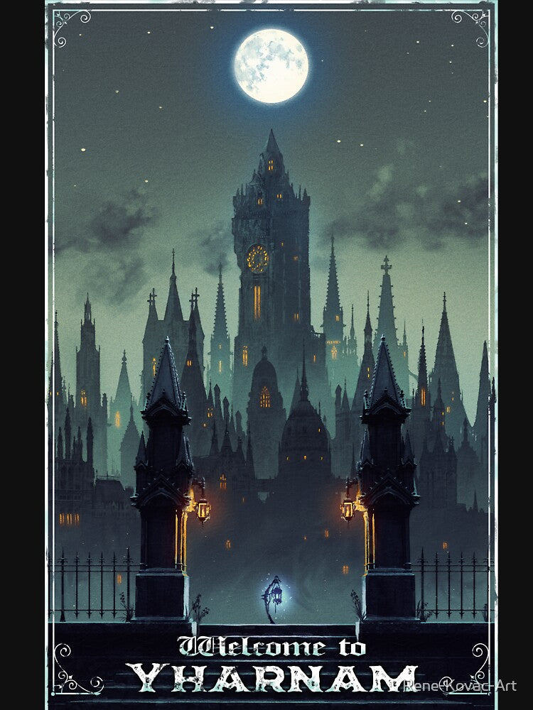 Yharnam by Rene-Kovac-Art Unisex , , , Long Sleeve Tee