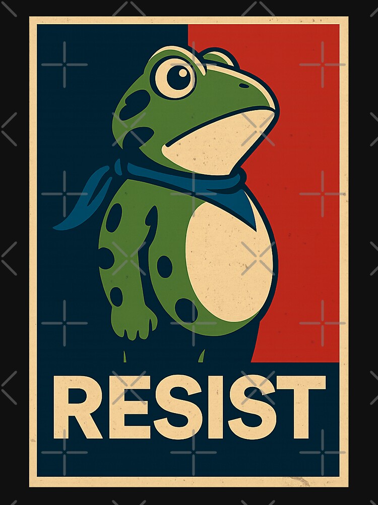 Portland-Frog-Protest by will freed18 Unisex , , , Long Sleeve Tee