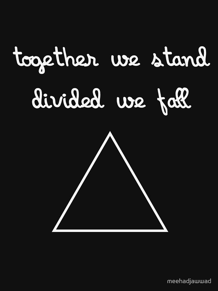 together we stand, divided we fall by mildstorm Unisex , , , Long Sleeve Tee