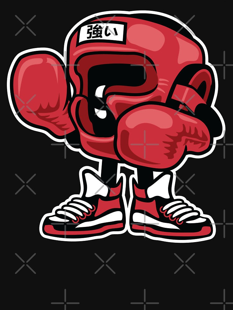 Boxing Champion Cartoon by Cheap Women's Shirts Unisex , , , Long Sleeve Tee