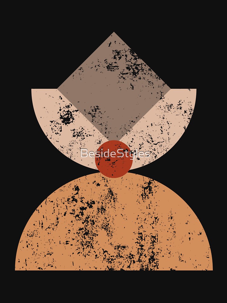 Geometric Boho Art Prints in Earthy Tones by BesideStyles