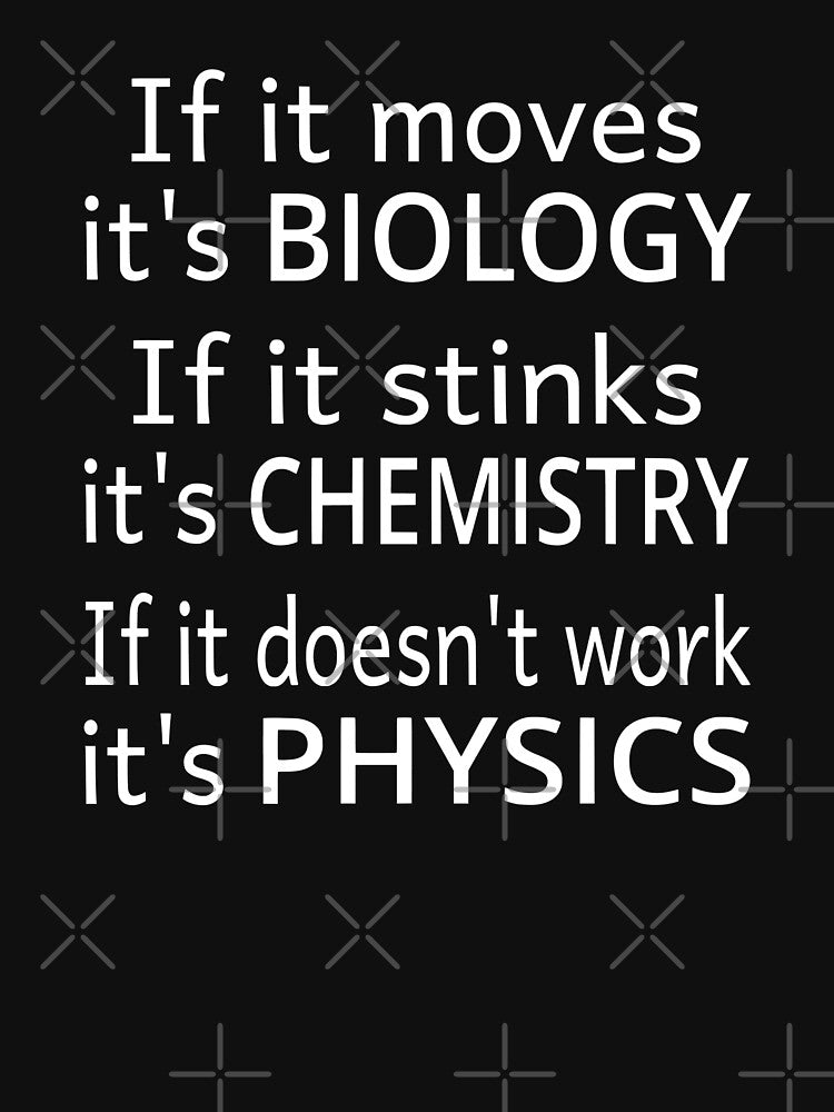 Biology, Chemistry, Physics by coolfuntees Unisex , , , Long Sleeve Tee
