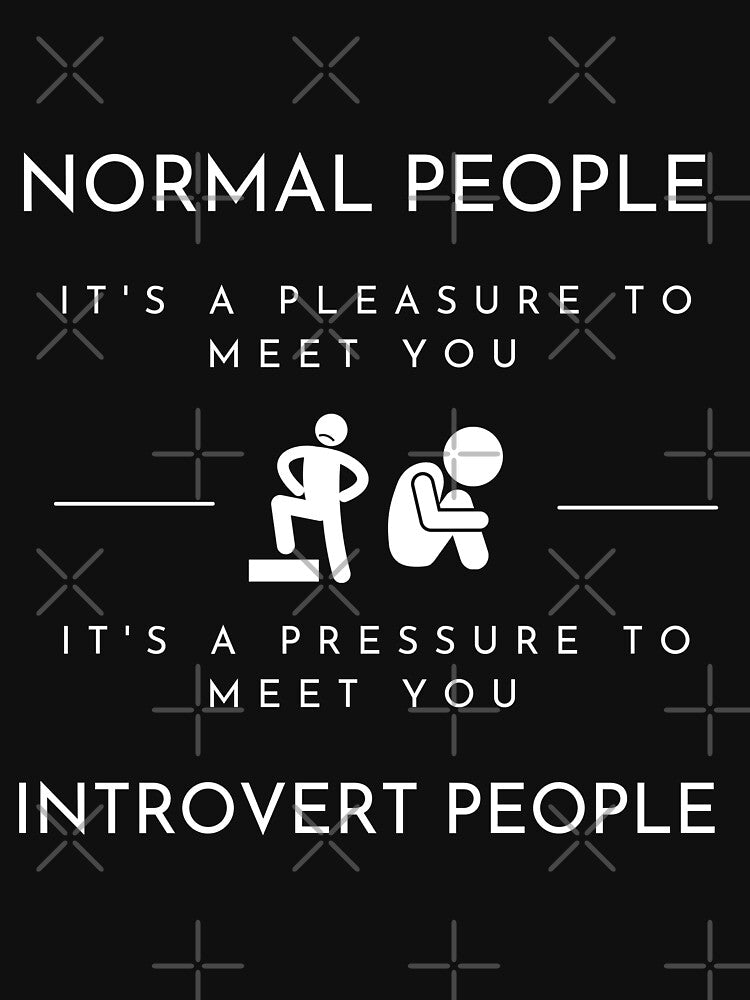 Normal people vs introvert people by TeeZilla808 Unisex , , , Long Sleeve Tee