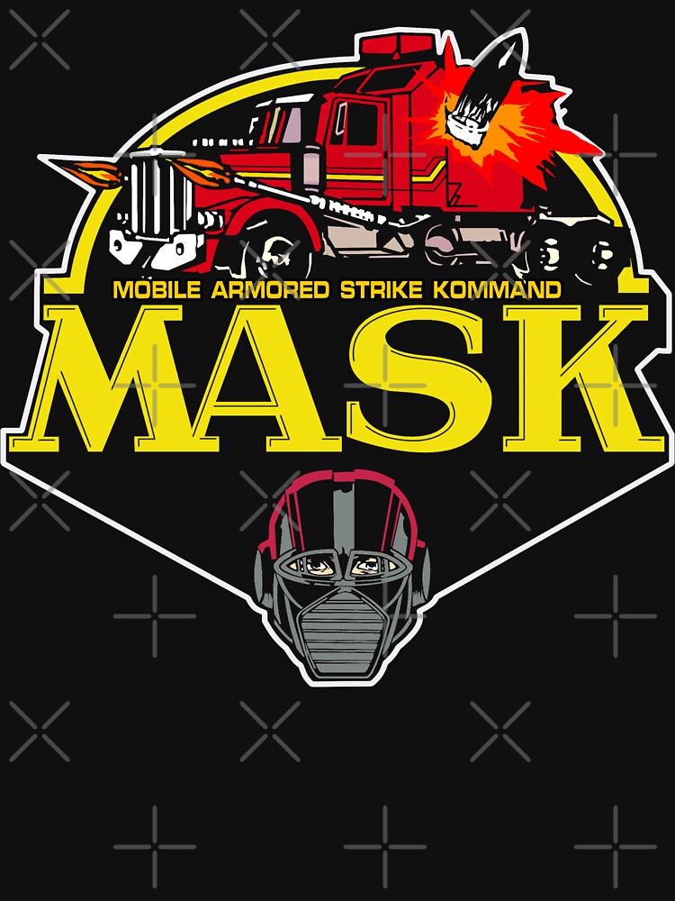 MASK Mobile Armored Strike Kommand Retro 80's Cartoon by Realmendesign Unisex , , , Long Sleeve Tee