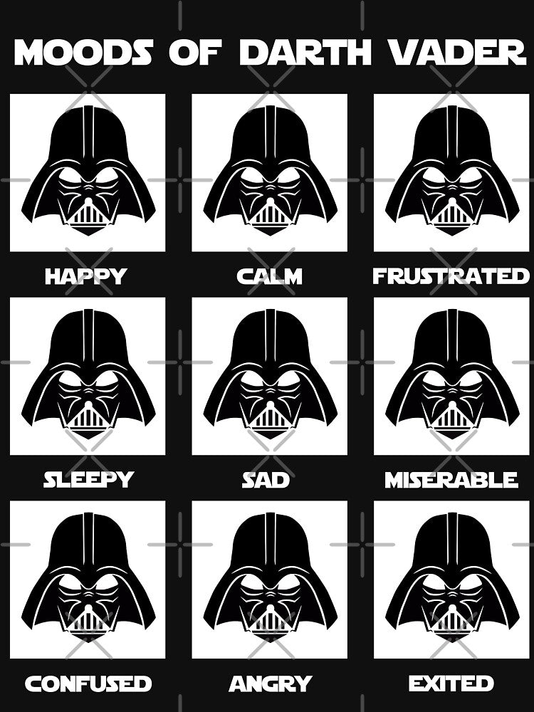 The Many Moods of the Dark Lord – Funny Sci-Fi Villain by F.O.M.O. Artifacts From a Broken Alternative Reality