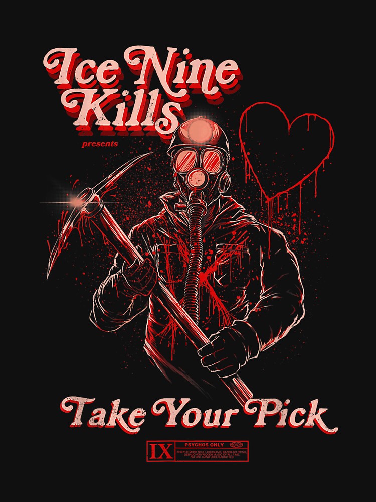 Ice Nine Kills , Metal Music Shirt, Stabbing in the Dark, Grave Mistake, Ice Nine Kills Merch by luuluu25