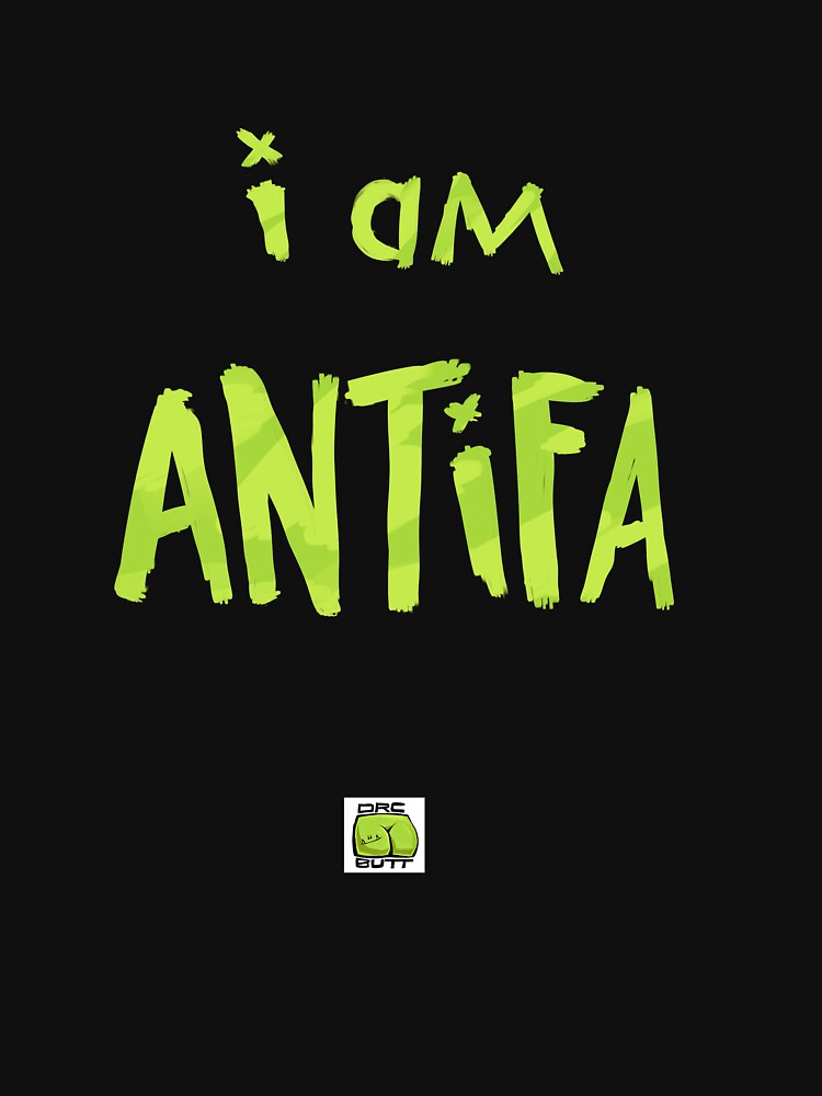 i am ANTIFA by DaORCBUTT Unisex , , , Long Sleeve Tee
