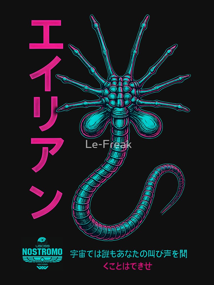 Facehugger by Le-Freak Unisex , , , Long Sleeve Tee