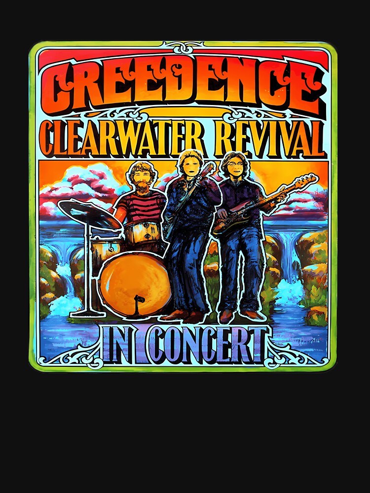 Creedence Clearwater Revival In Concert Premium by HardyWalter Unisex , , , Long Sleeve Tee