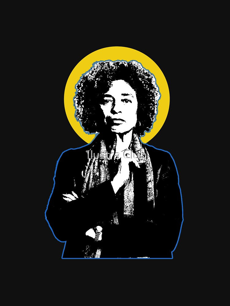 Angela Davis aesthetic art by Ilustra Club