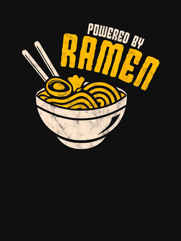 Powered By Ramen Cute Noodle Lover Japanese Style by titanlevi