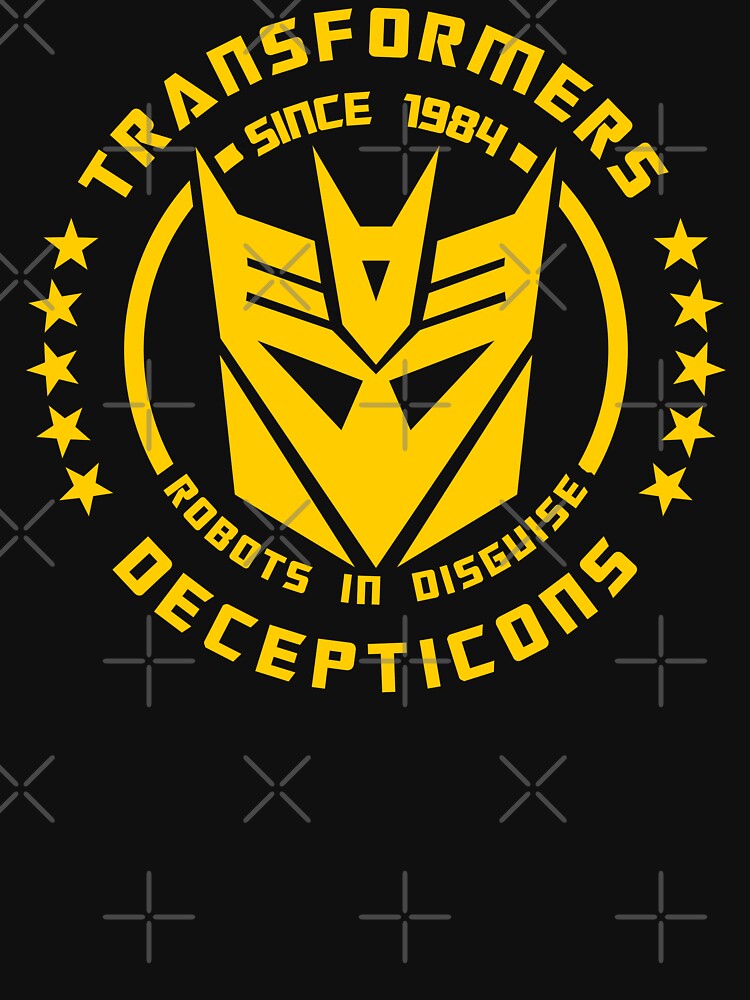 transformers DECEPTICONS logo [yellow] by Jefrox Unisex , , , Long Sleeve Tee