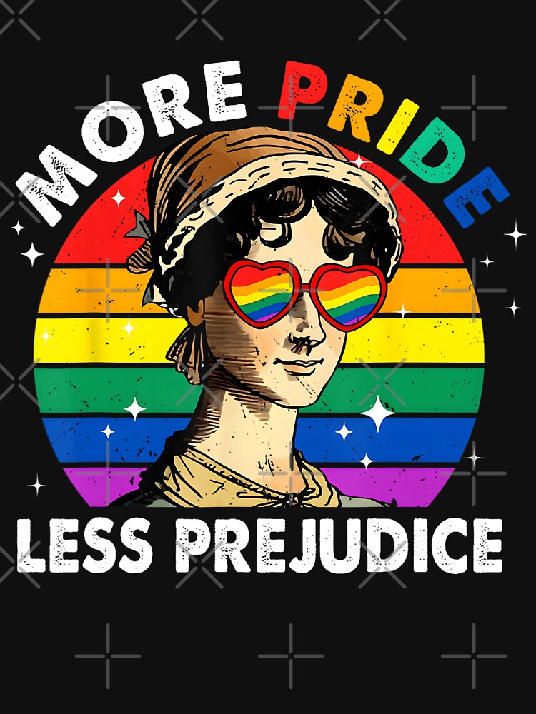 More Pride Less Prejudice Rainbow LGBT Pride Gay Lesbian by lidanmasi Unisex , , , Long Sleeve Tee