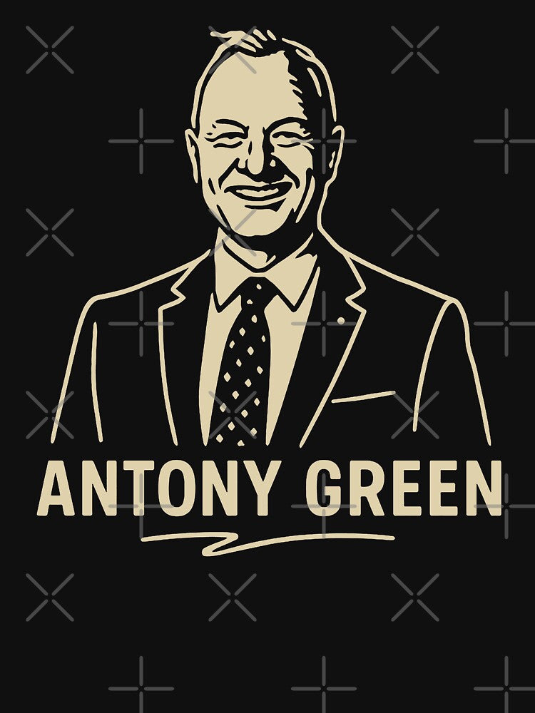Antony Green Classic Line Art Portrait by zzz888