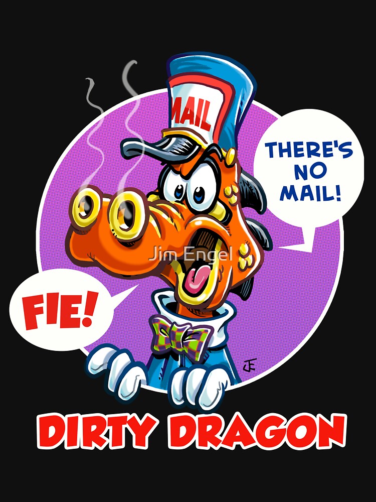 DIRTY DRAGON by Jim Engel Unisex , , , Long Sleeve Tee