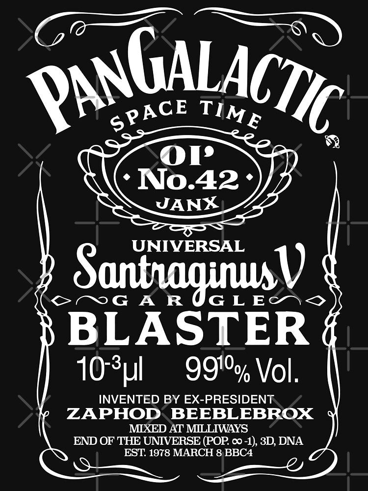 Pan Galactic Gargle Blaster - Original 42 by Malupali Unisex , , , Long Sleeve Tee