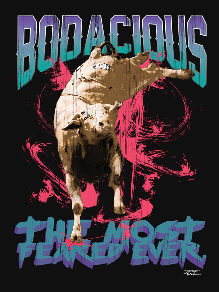 Retro Bodacious Graphic by NolaPredovic Unisex , , , Long Sleeve Tee