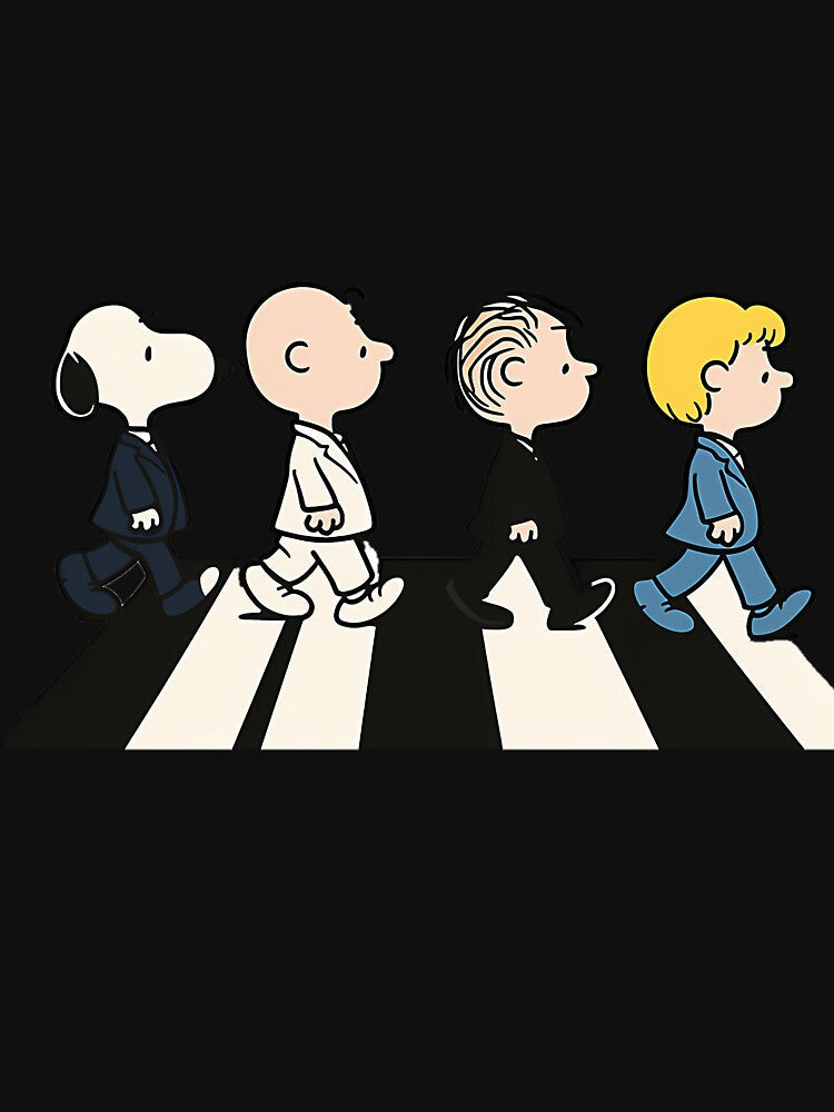Beatles Cartoon Crosswalk Band Parody by ayman2077 Unisex , , , Long Sleeve Tee