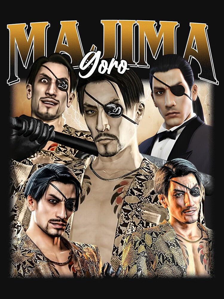 Goro Majima Vintage by Raydinmob Unisex , , , Long Sleeve Tee