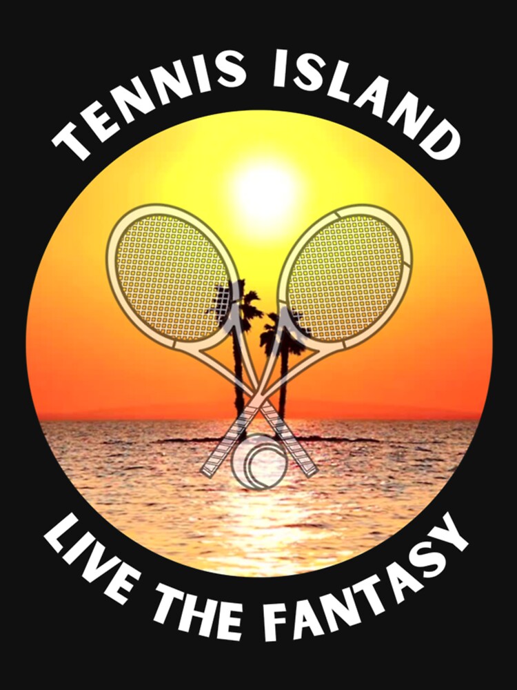 Live The Fantasy Tropical Island Tennis Premium by gloria1os Unisex , , , Long Sleeve Tee