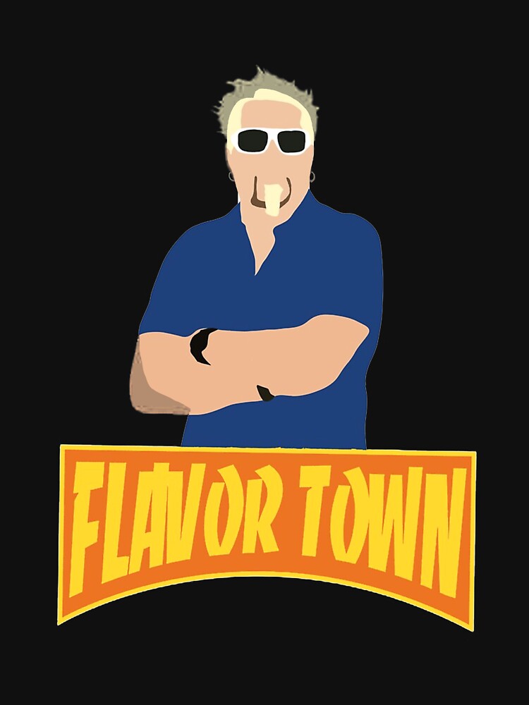 Guy Fieri Flavortown Unisex T Shirt by MargaretBStock Unisex , , , Long Sleeve Tee