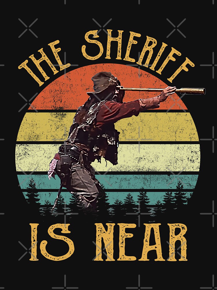 Blazing Saddles The Sheriff is Near Vintage by HeinrichSund Unisex , , , Long Sleeve Tee